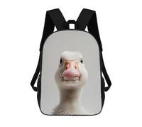 sinyumoney Kids Backpacks Backpack School Backpack Children School Bag Travel Rucksacks Book Bags 3D Printed Goose Face Backpack for Kids Boys And Girls 17inch
