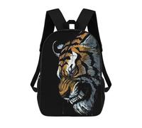 sinyumoney Kids Backpacks Backpack School Backpack Children School Bag Travel Rucksacks Book Bags 3D Printed Tiger Backpack for Kids Boys And Girls 17inch