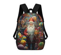 sinyumoney Kids Backpacks, Christmas Wonderland A Festive Fantasy Kids Backpack Student School Bag 3D Printed Bag Travel Backpacks Fashion Backpack Children Waterproof School Bags 17inch