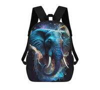 sinyumoney Kids Backpacks, Cosmic Elephant Majesty Kids Backpack Student School Bag 3D Printed Bag Travel Backpacks Fashion Backpack Children Waterproof School Bags 17inch