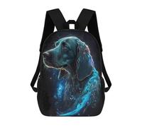 sinyumoney Kids Backpacks, Dachshund Dog Kids Backpack Student School Bag 3D Printed Bag Travel Backpacks Fashion Backpack Children Waterproof School Bags 17inch