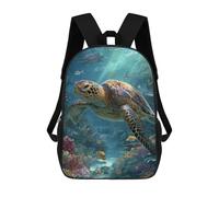 sinyumoney Kids Backpacks Ocean Life Adventure-1 Backpack School Backpack Children School Bag Travel Rucksacks Book Bags 3D Printed Backpack for Kids Boys And Girls 17inch