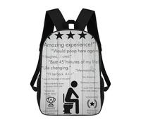 sinyumoney Kids Children School Backpack Amazing Experience Farm Bookbags Casual Travel Rucksack 3D Printed Boys Girls Large Capacity Daypack 17inch