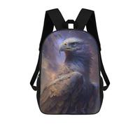 sinyumoney Kids Children School Backpack Cosmic Eagle Bookbags Casual Travel Rucksack 3D Printed Boys Girls Large Capacity Daypack 17inch