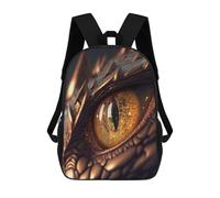 sinyumoney Kids Children School Backpack Dragon Eye Artwork-10 Bookbags Casual Travel Rucksack 3D Printed Boys Girls Large Capacity Daypack 17inch