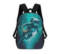 sinyumoney Kids Children School Backpack Into The Void Bookbags Casual Travel Rucksack 3D Printed Boys Girls Large Capacity Daypack 17inch