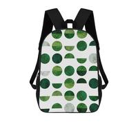 sinyumoney Kids Children School Backpack Jade Pattern Bookbags Casual Travel Rucksack 3D Printed Boys Girls Large Capacity Daypack 17inch