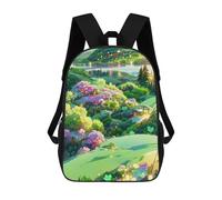 sinyumoney Kids Enchanted Forest Landscape-1 Backpack for Boys And Girls, Kid Backpack Travel Bagpack School Bag for Teenagers 17inch