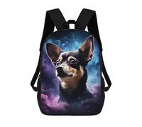 sinyumoney Kids Galactic Canine Majesty Backpack for Boys And Girls, Kid Backpack Travel Bagpack School Bag for Teenagers 17inch