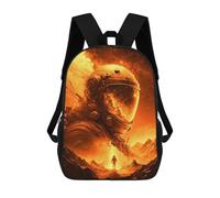 sinyumoney Kids Mars The Red Planet -1 Backpack for Boys And Girls, Kid Backpack Travel Bagpack School Bag for Teenagers 17inch