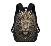 sinyumoney Kids Regal Tiger Majesty -1 Backpack for Boys And Girls, Kid Backpack Travel Bagpack School Bag for Teenagers 17inch