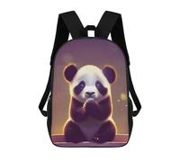 sinyumoney Kids School Backpack 3D Printed Adorable Panda Portrait Backpack Rucksack Sports Backpacks For Boys And Girls Fashion Knapsack 17inch