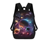 sinyumoney Kids School Backpack 3D Printed An Intergalactic Adventure Backpack Rucksack Sports Backpacks for Boys And Girls Fashion Knapsack 17inch