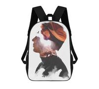sinyumoney Kids School Backpack 3D Printed Bear in Mind 17 Inch Backpack Rucksack Sports Backpacks for Boys And Girls Fashion Knapsack