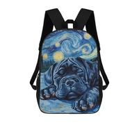 sinyumoney Kids School Backpack 3D Printed Cane Corso Puppy Sleeping Backpack Rucksack Sports Backpacks for Boys And Girls Fashion Knapsack 17inch