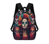 sinyumoney Kids School Backpack 3D Printed Celebrating The Departed Backpack Rucksack Sports Backpacks For Boys And Girls Fashion Knapsack 17inch