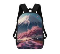 sinyumoney Kids School Backpack 3D Printed Cherry Blossom Tree Backpack Rucksack Sports Backpacks For Boys And Girls Fashion Knapsack 17inch