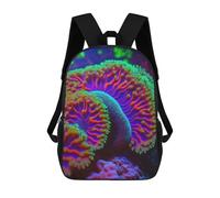 sinyumoney Kids School Backpack 3D Printed Coral Reef Backpack Rucksack Sports Backpacks For Boys And Girls Fashion Knapsack 17inch