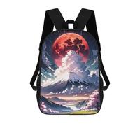sinyumoney Kids School Backpack 3D Printed Crimson Summit Backpack Rucksack Sports Backpacks For Boys And Girls Fashion Knapsack 17inch