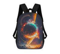 sinyumoney Kids School Backpack 3D Printed Cute Travel Bags JUPITER Children Outdoor Casual Daypack Backpacks for Girls Women 17inch