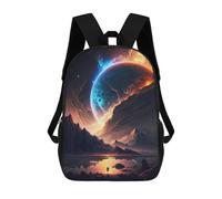 sinyumoney Kids School Backpack 3D Printed Dawn Of The Planet Backpack Rucksack Sports Backpacks For Boys And Girls Fashion Knapsack 17inch