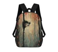 sinyumoney Kids School Backpack 3D Printed Enchanted P ackpack Rucksack Sports Backpacks For Boys And Girls Fashion Knapsack 17inch