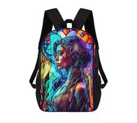 sinyumoney Kids School Backpack 3D Printed Fantasy Girl Backpack Rucksack Sports Backpacks For Boys And Girls Fashion Knapsack 17inch
