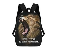 sinyumoney Kids School Backpack 3D Printed Fear 17 Inch Backpack Rucksack Sports Backpacks for Boys And Girls Fashion Knapsack