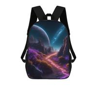 sinyumoney Kids School Backpack 3D Printed Galactic Pathway Backpack Rucksack Sports Backpacks For Boys And Girls Fashion Knapsack 17inch