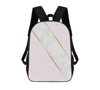 sinyumoney Kids School Backpack 3D Printed Geometric Shapes IX Backpack Rucksack Sports Backpacks For Boys And Girls Fashion Knapsack 17inch