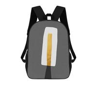 sinyumoney Kids School Backpack 3D Printed Golden Polygon VII Backpack Rucksack Sports Backpacks For Boys And Girls Fashion Knapsack 17inch