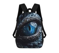 sinyumoney Kids School Backpack 3D Printed Ice Dragons Sapphire Eye Backpack Rucksack Sports Backpacks For Boys And Girls Fashion Knapsack 17inch