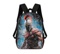 sinyumoney Kids School Backpack 3D Printed In The Heart of Battle Backpack Rucksack Sports Backpacks For Boys And Girls Fashion Knapsack 17inch