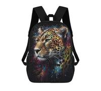 sinyumoney Kids School Backpack 3D Printed Jaguar Painting Backpack Rucksack Sports Backpacks For Boys And Girls Fashion Knapsack 17inch