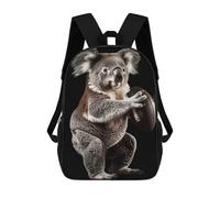 sinyumoney Kids School Backpack 3D Printed Koala American Football Backpack Rucksack Sports Backpacks For Boys And Girls Fashion Knapsack 17inch
