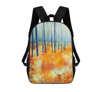 sinyumoney Kids School Backpack 3D Printed Late Autumn 17 Inch Backpack Rucksack Sports Backpacks for Boys And Girls Fashion Knapsack