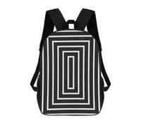sinyumoney Kids School Backpack 3D Printed Line Art 08 Backpack Rucksack Sports Backpacks For Boys And Girls Fashion Knapsack 17inch