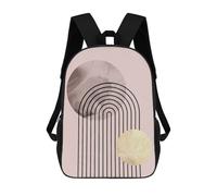 sinyumoney Kids School Backpack 3D Printed Marble And Gold Art 6 Backpack Rucksack Sports Backpacks For Boys And Girls Fashion Knapsack 17inch
