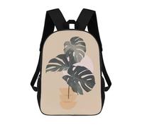 sinyumoney Kids School Backpack 3D Printed Minimalist Floral A51 Backpack Rucksack Sports Backpacks For Boys And Girls Fashion Knapsack 17inch