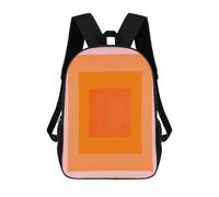 sinyumoney Kids School Backpack 3D Printed Modern Collage I Backpack Rucksack Sports Backpacks For Boys And Girls Fashion Knapsack 17inch