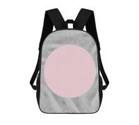 sinyumoney Kids School Backpack 3D Printed Modern Shapes VII Backpack Rucksack Sports Backpacks For Boys And Girls Fashion Knapsack 17inch