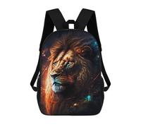 sinyumoney Kids School Backpack 3D Printed Mystical Lion Backpack Rucksack Sports Backpacks For Boys And Girls Fashion Knapsack 17inch