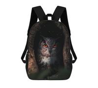 sinyumoney Kids School Backpack 3D Printed Owl Family Backpack Rucksack Sports Backpacks For Boys And Girls Fashion Knapsack 17inch