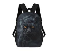 sinyumoney Kids School Backpack 3D Printed Puma in Black Smoke Backpack Rucksack Sports Backpacks For Boys And Girls Fashion Knapsack 17inch