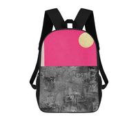 sinyumoney Kids School Backpack 3D Printed Purple Texture 04 Backpack Rucksack Sports Backpacks for Boys And Girls Fashion Knapsack 17inch