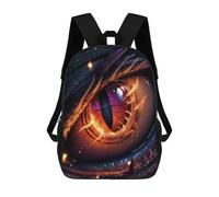 sinyumoney Kids School Backpack 3D Printed Red Dragon Eyes Backpack Rucksack Sports Backpacks For Boys And Girls Fashion Knapsack 17inch