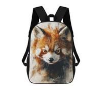 sinyumoney Kids School Backpack 3D Printed Red Panda Portrait Backpack Rucksack Sports Backpacks For Boys And Girls Fashion Knapsack 17inch