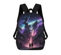 sinyumoney Kids School Backpack 3D Printed Stardust Dreams Backpack Rucksack Sports Backpacks for Boys And Girls Fashion Knapsack 17inch