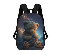 sinyumoney Kids School Backpack 3D Printed Teddy Bear Style 6 Backpack Rucksack Sports Backpacks For Boys And Girls Fashion Knapsack 17inch