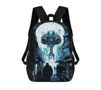 sinyumoney Kids School Backpack 3D Printed The Legend Fantasy Backpack Rucksack Sports Backpacks for Boys And Girls Fashion Knapsack 17inch